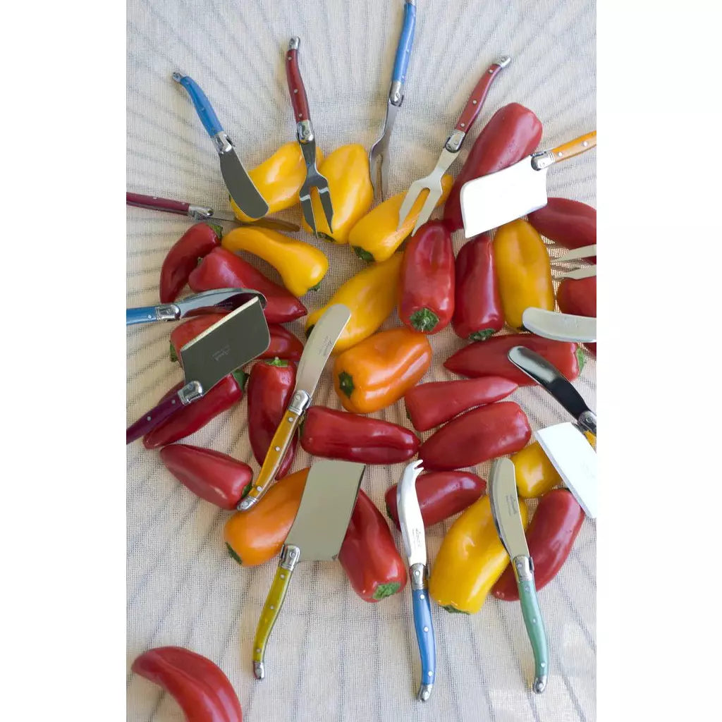 Laguiole Rainbow Mini Cheese Spreader.