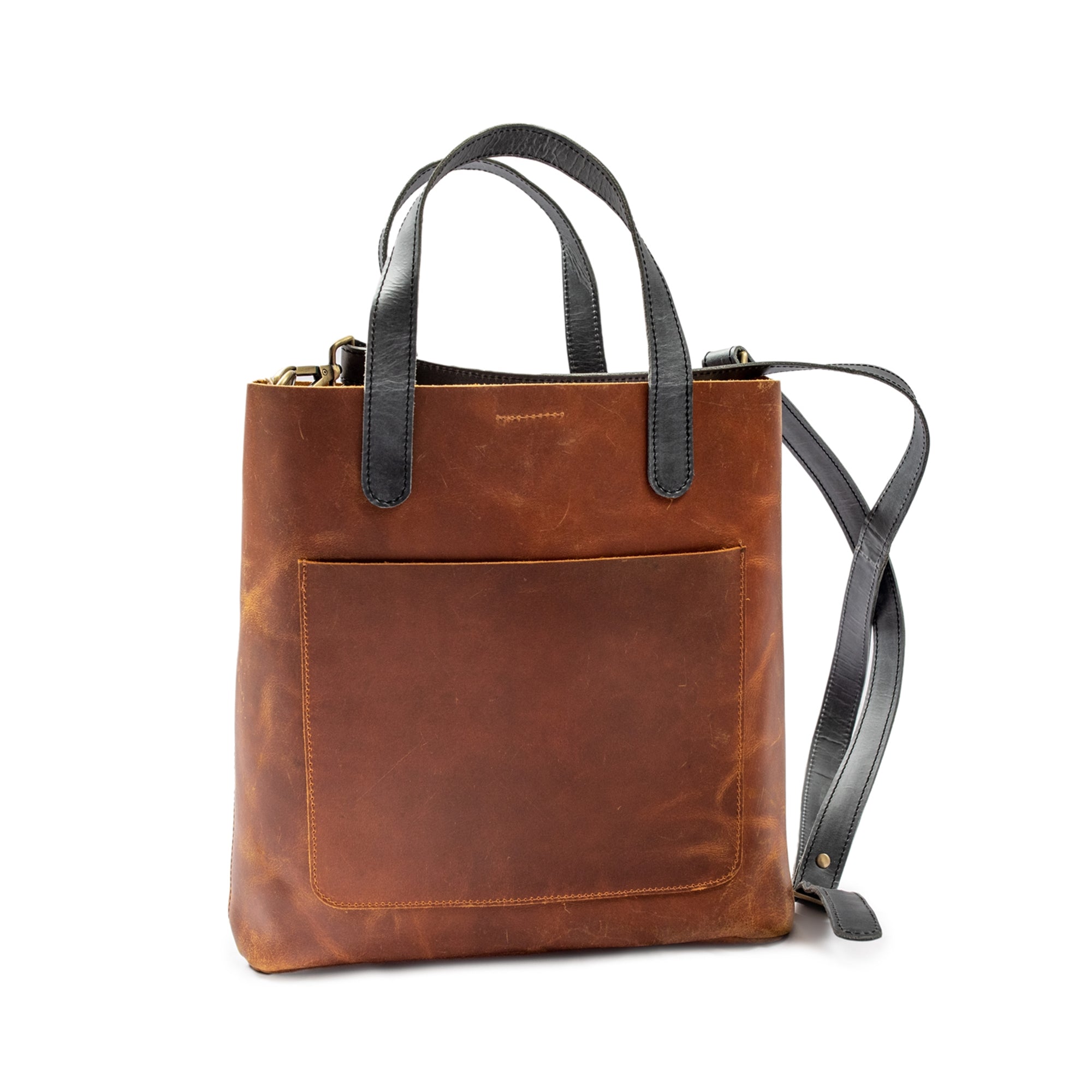 Distressed Leather Tote