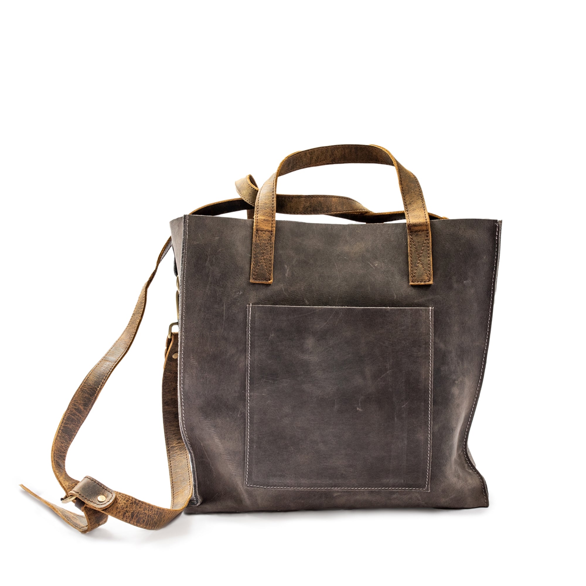 Distressed Leather Tote