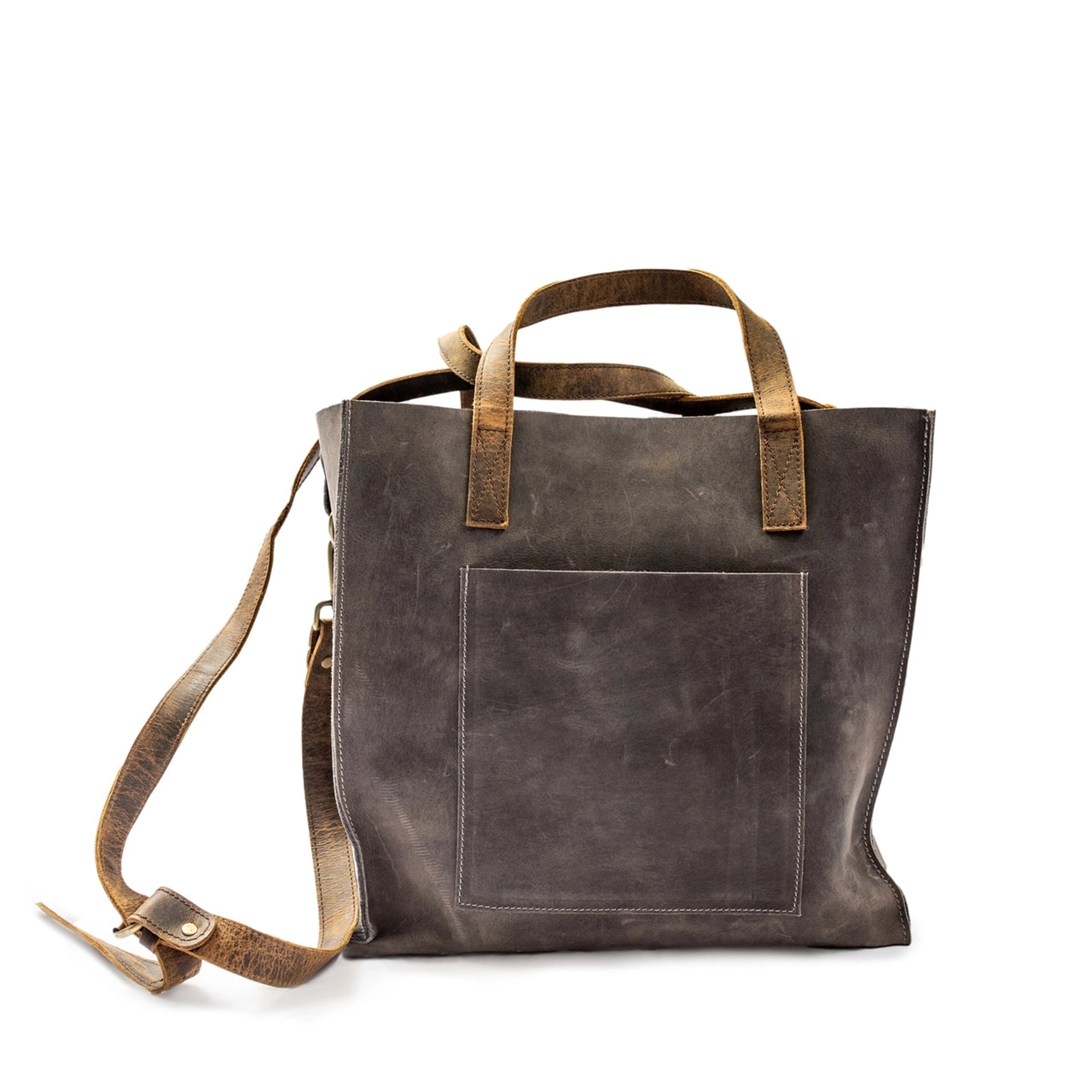 Distressed Leather Tote