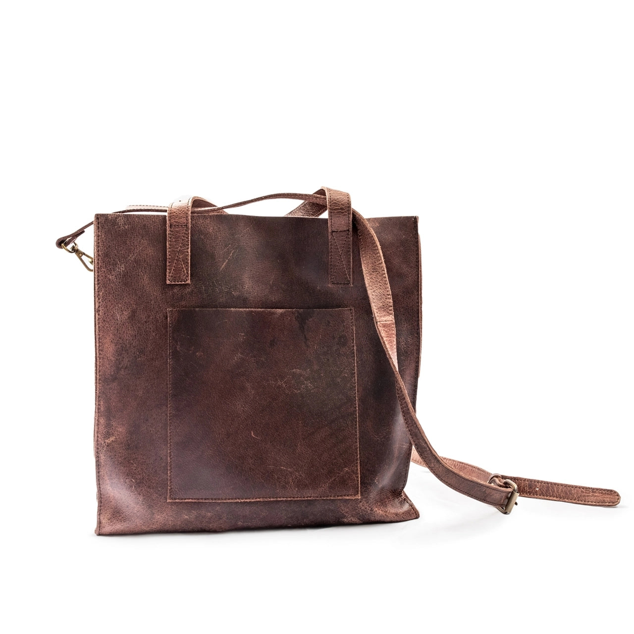 Distressed Leather Tote