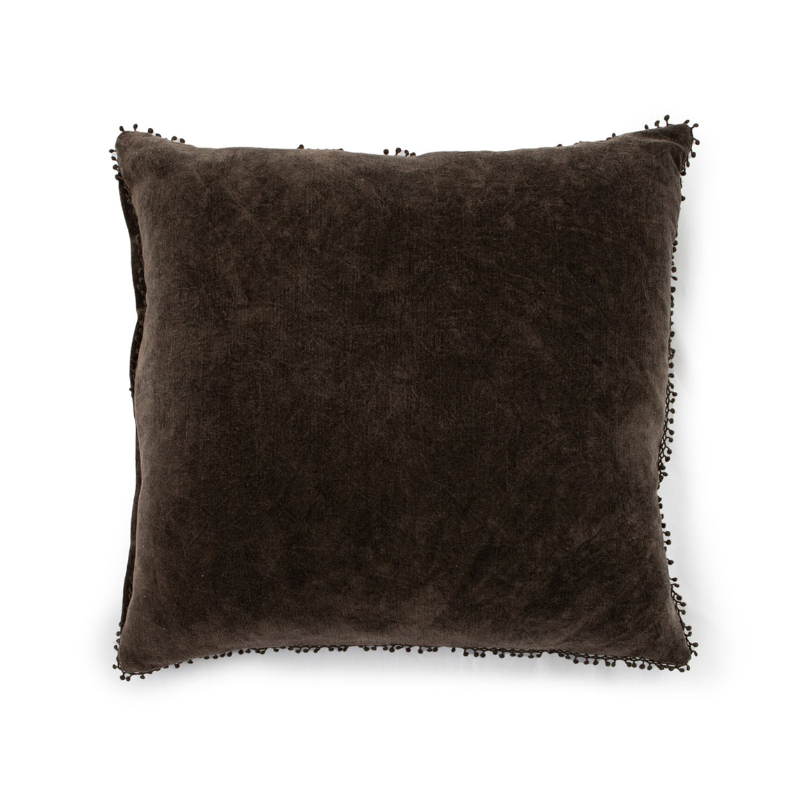 Pillow Collection - Velvet Pillows w/Poms