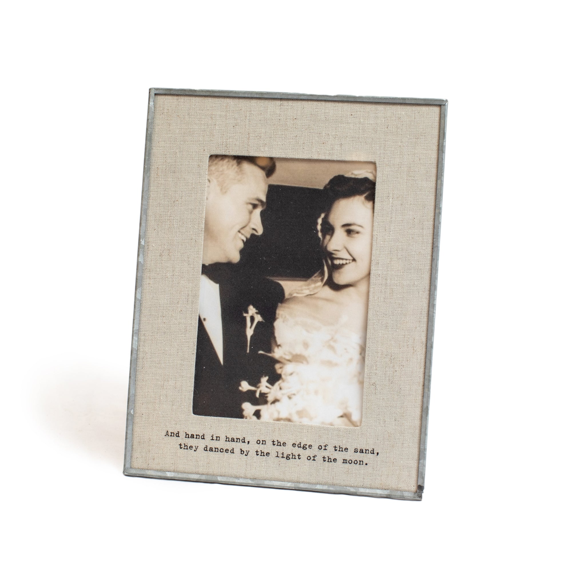 Glass Linen Photo Frame - Vertical | 6.5"X 8.5"