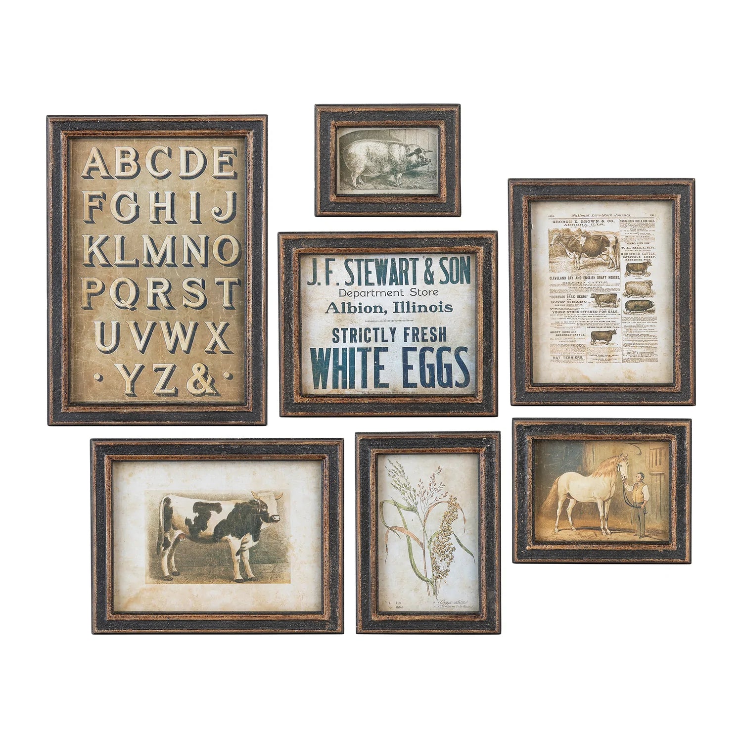 Vintage Feedstore Collected Prints