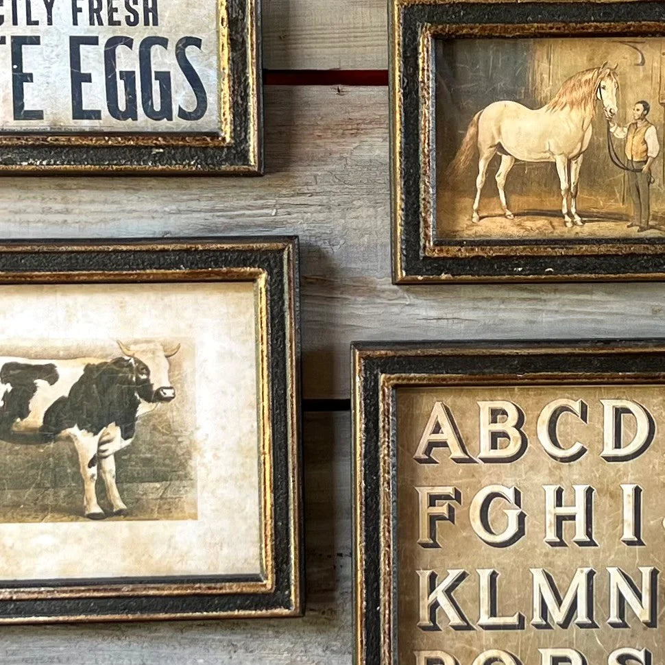 Vintage Feedstore Collected Prints