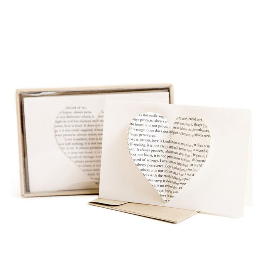 Heart Cards & Envelopes Box Set (6pcs)