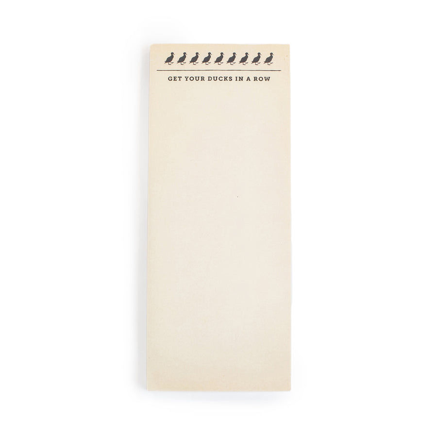 Skinny Notepad | Ducks in a Row