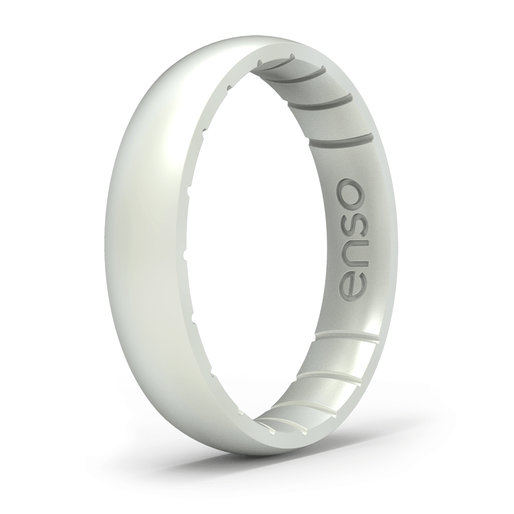 Enso Rings Classic Contour Elements Series Silicone Ring - 13 - Diamond 