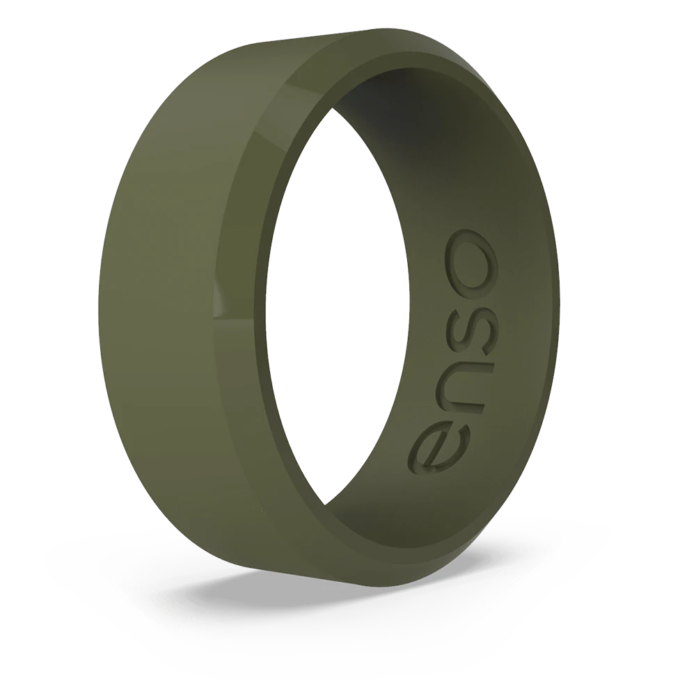 Bevel Classic Silicone Rings (Men's Sizes)