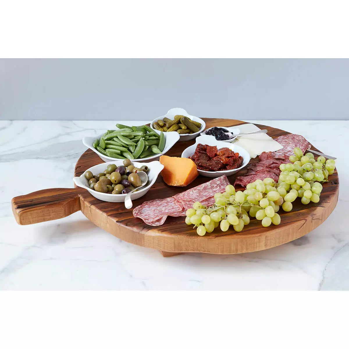 Classic Oversized Round Footed Board
