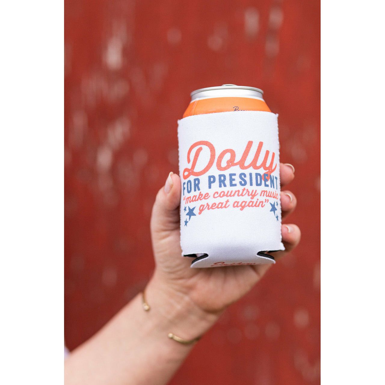 Dolly for President Coozie