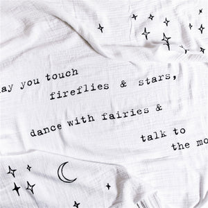 Swaddle Blanket - May You Touch Fireflies