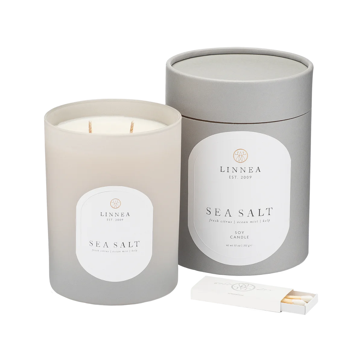 Linnea Candles 2 Wick Candles |  Core Collection