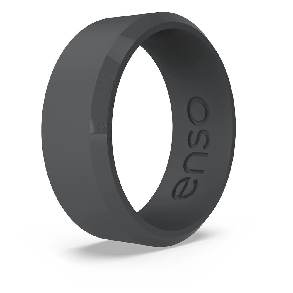Bevel Classic Silicone Rings (Men's Sizes)