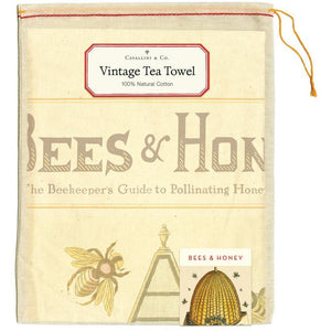 Bees & Honey Tea Towel