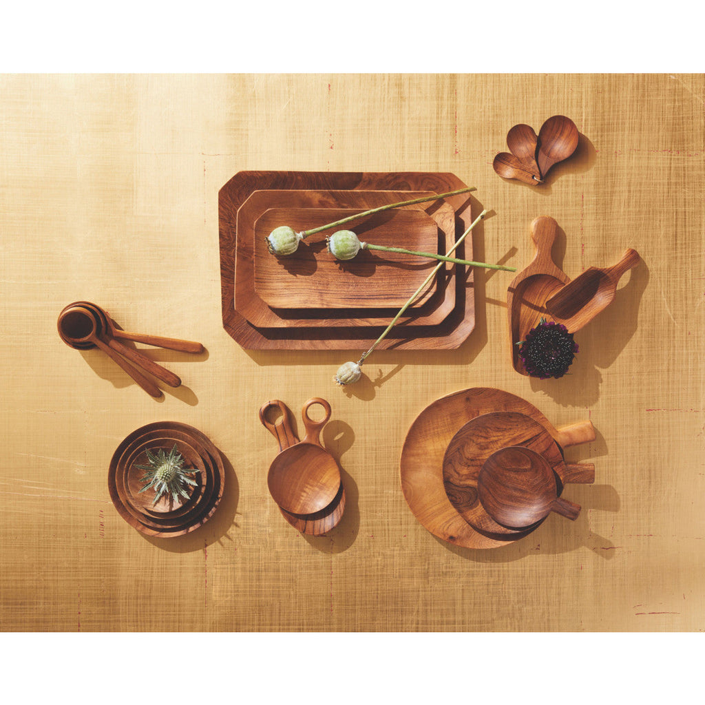 Teak Root Paddle Tray