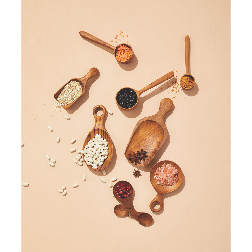 Teak Root Measuring Ladle/Scoop