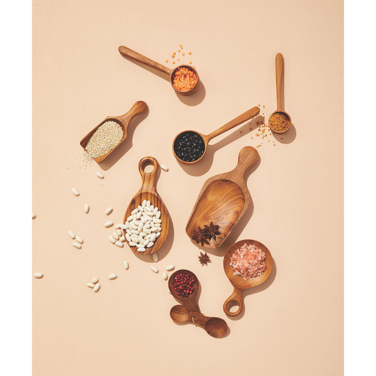 Teak Root Paddle Scoop