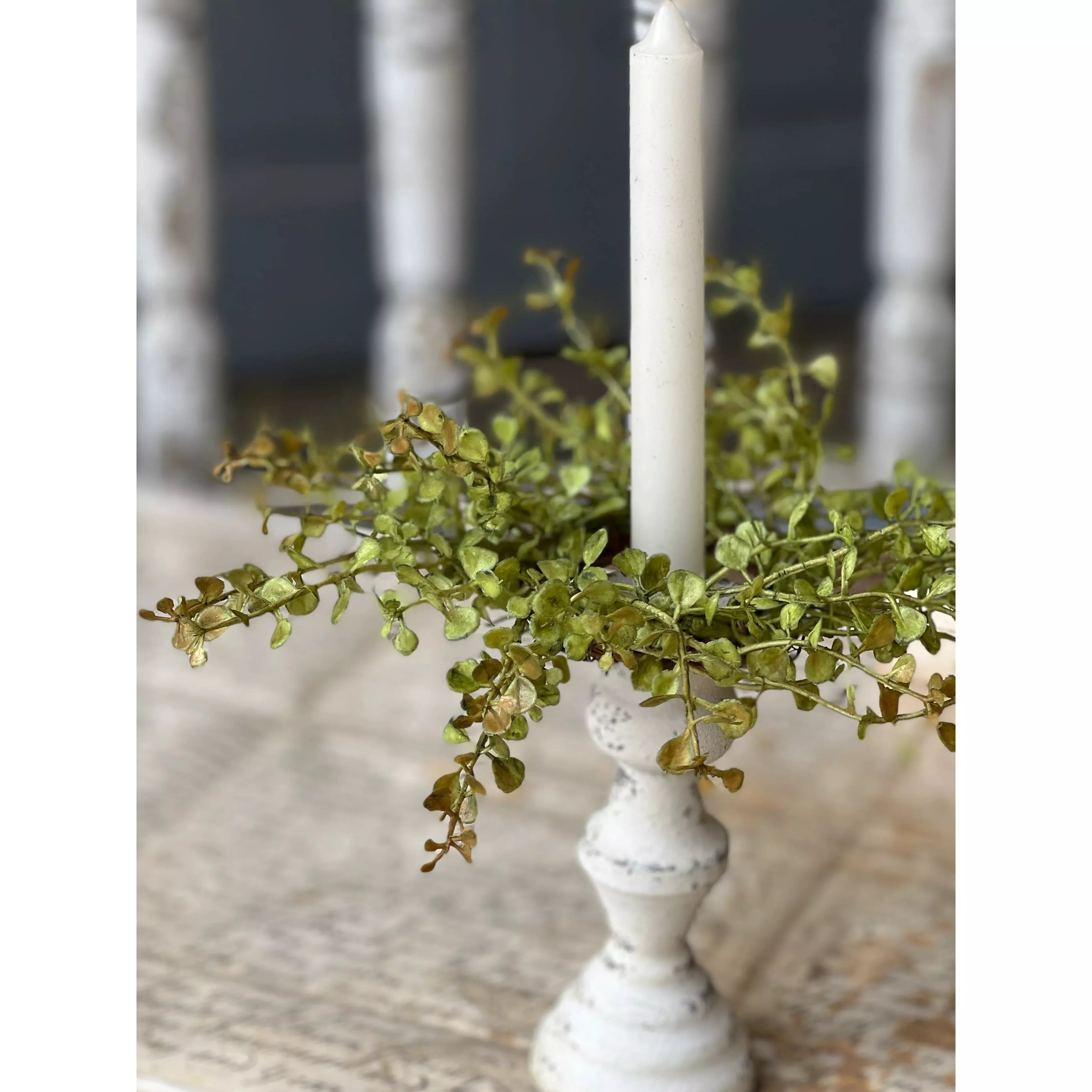 Baby Grass Candle Ring | Light Green | 9"