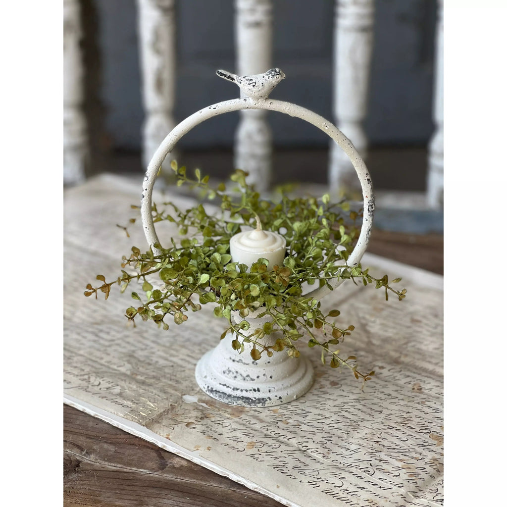 Baby Grass Candle Ring | Light Green | 9"