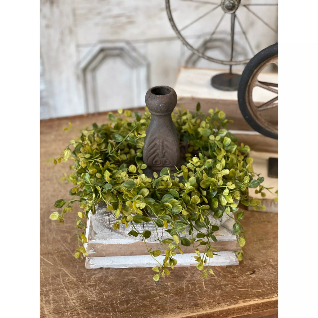 Bog Pimpernel Candle Ring | Green | 16"