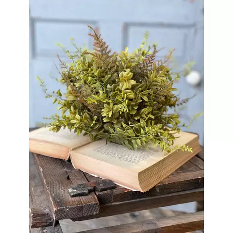 Bracken Fern Half Sphere | 12"
