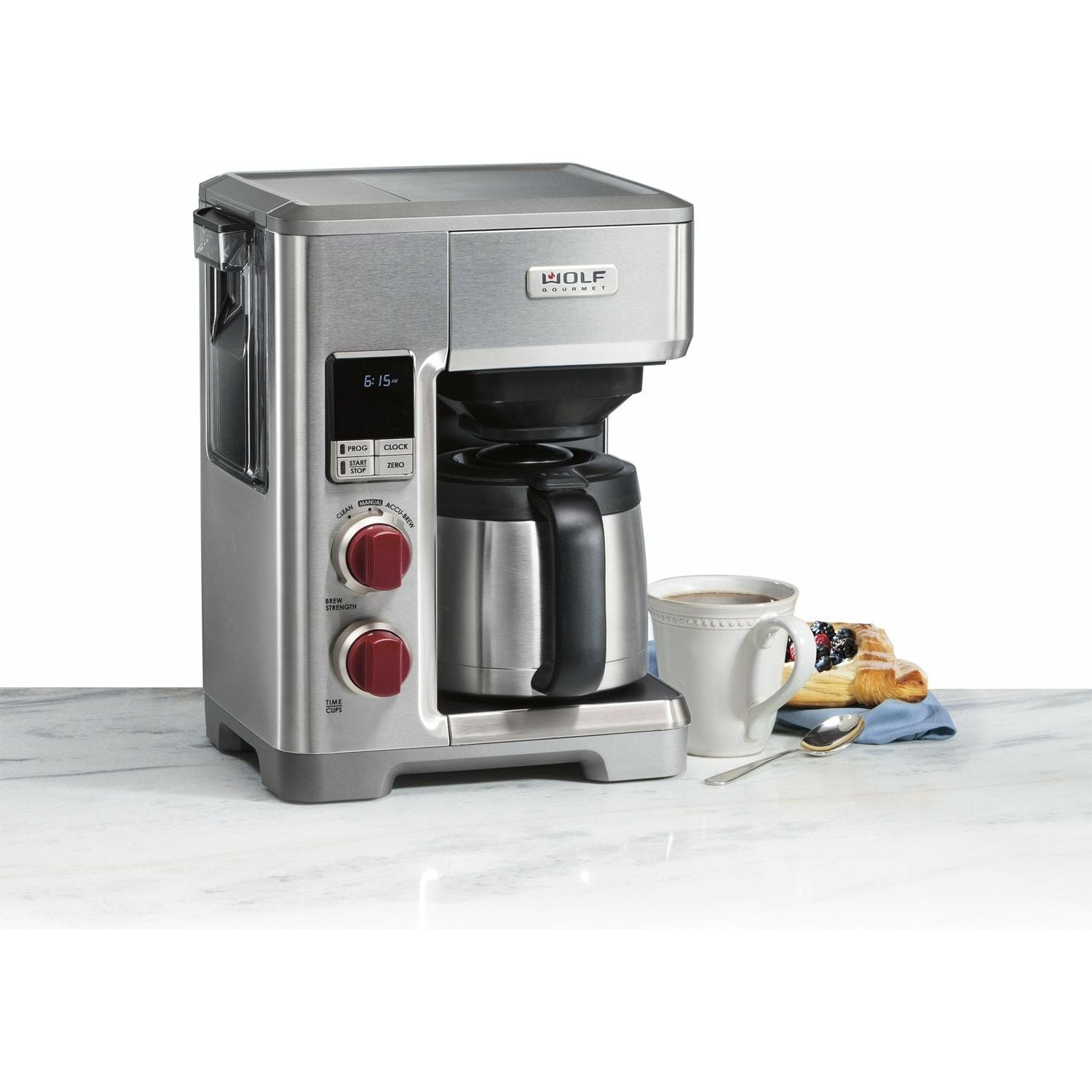 Wolf Gourmet Automatic Drip Coffeemaker (Red Knob) — FINAL SALE