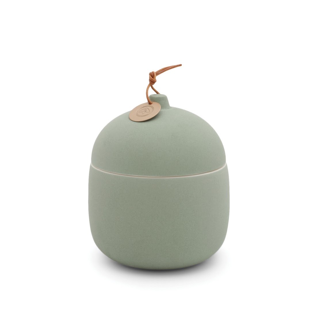 Firefly Candle Co. - CERAMIC CANISTER w/LEATHER DETAIL