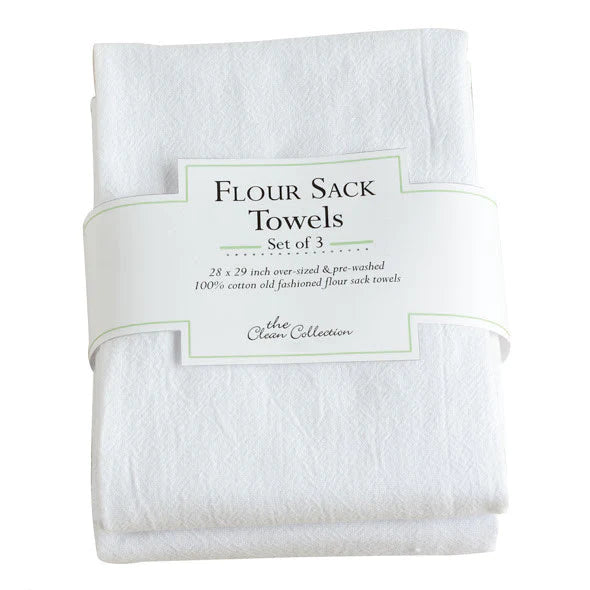 White Flour Sack Towels