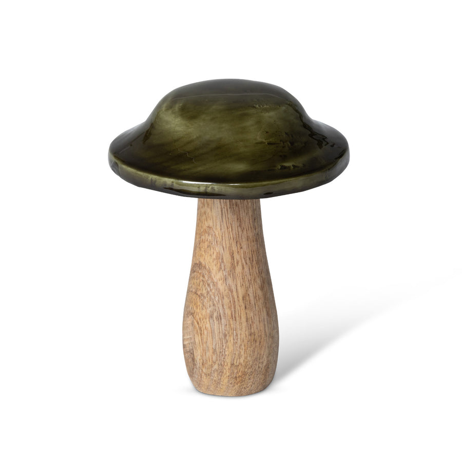 Lacquered Wooden Mushrooms