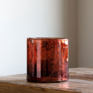 Antique Mercury Glass Hurricane