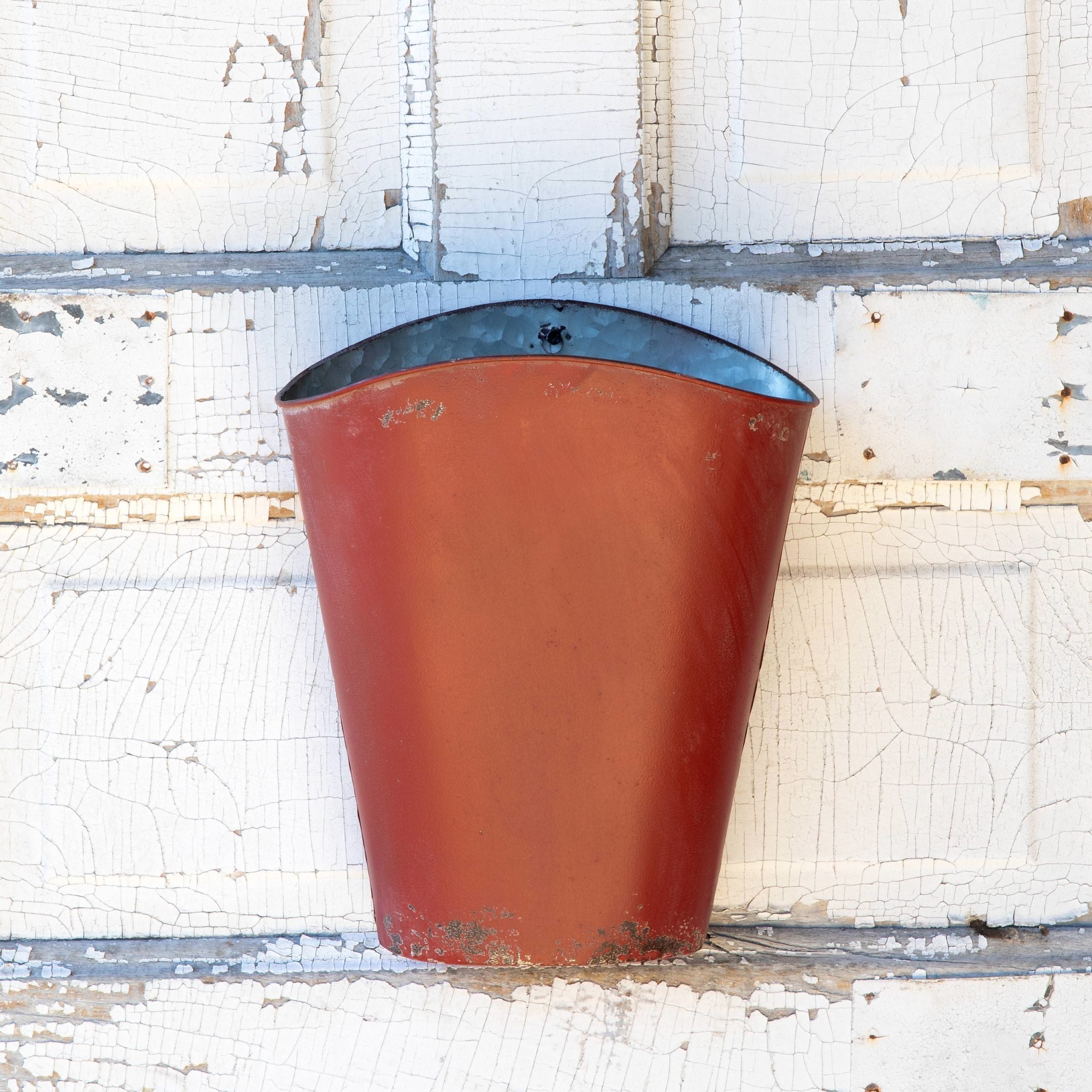 Old Metal Wall Pocket