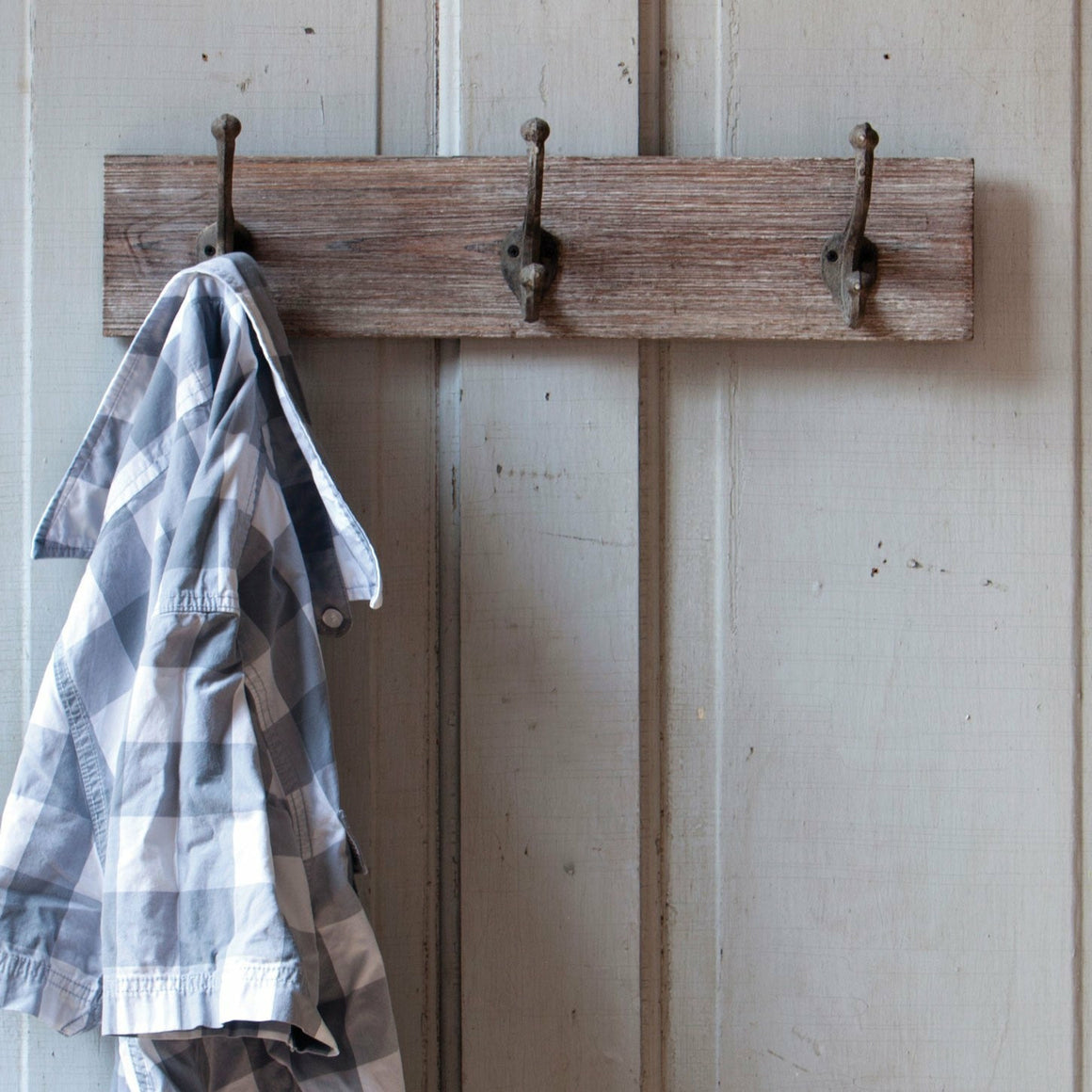 Wall Mounted Coat Rack (3 or 5 Hooks)