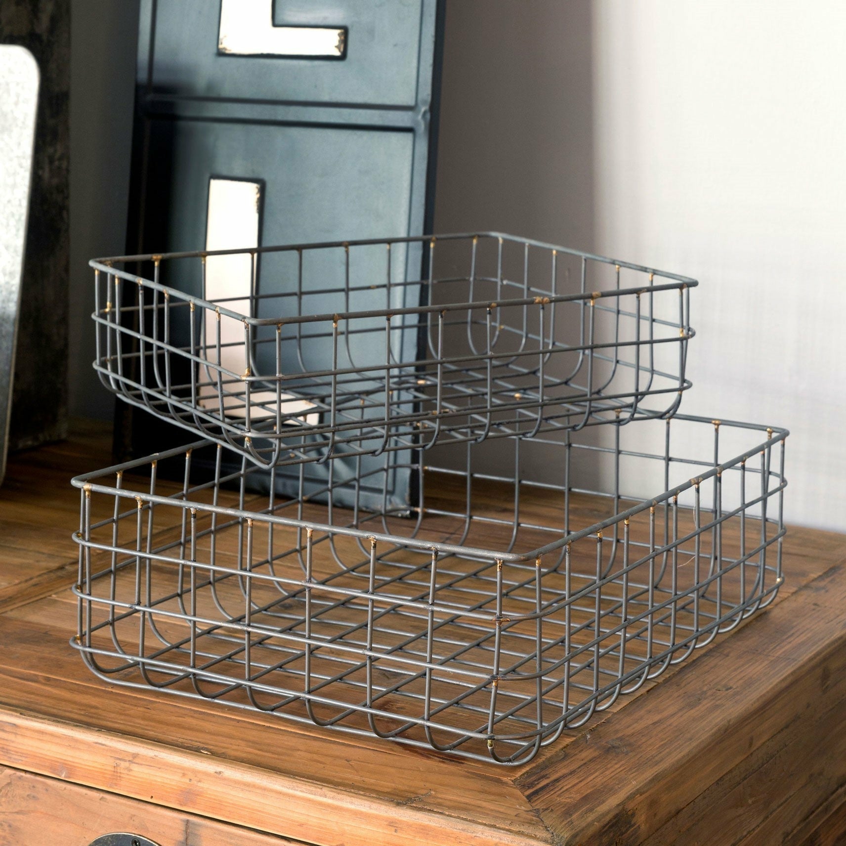 Wire Sorting Tree Nested Wire Sorting Baskets - Moss & Embers Home Decorum