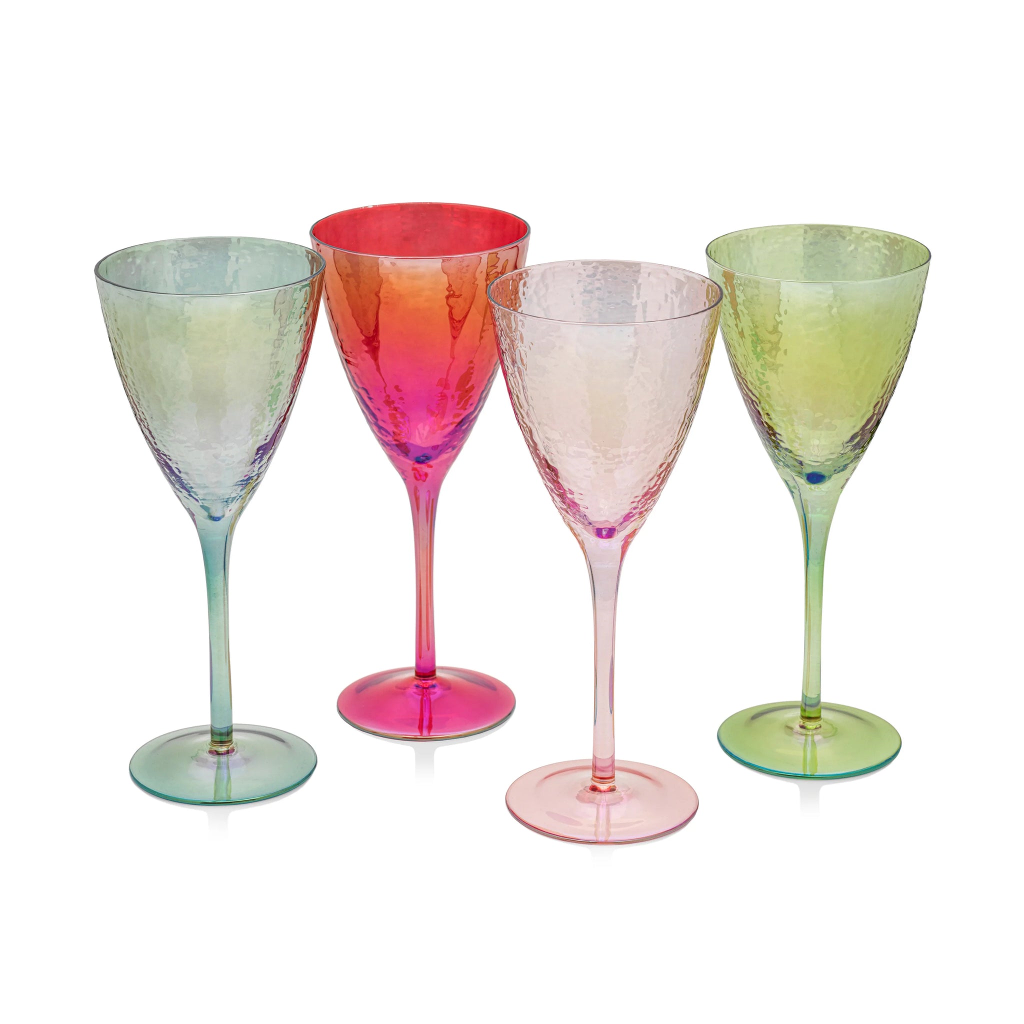 Aperitivo Triangular Barware Glasses - Clear w/Gold Rim & Luster - Moss &  Embers Home Decorum