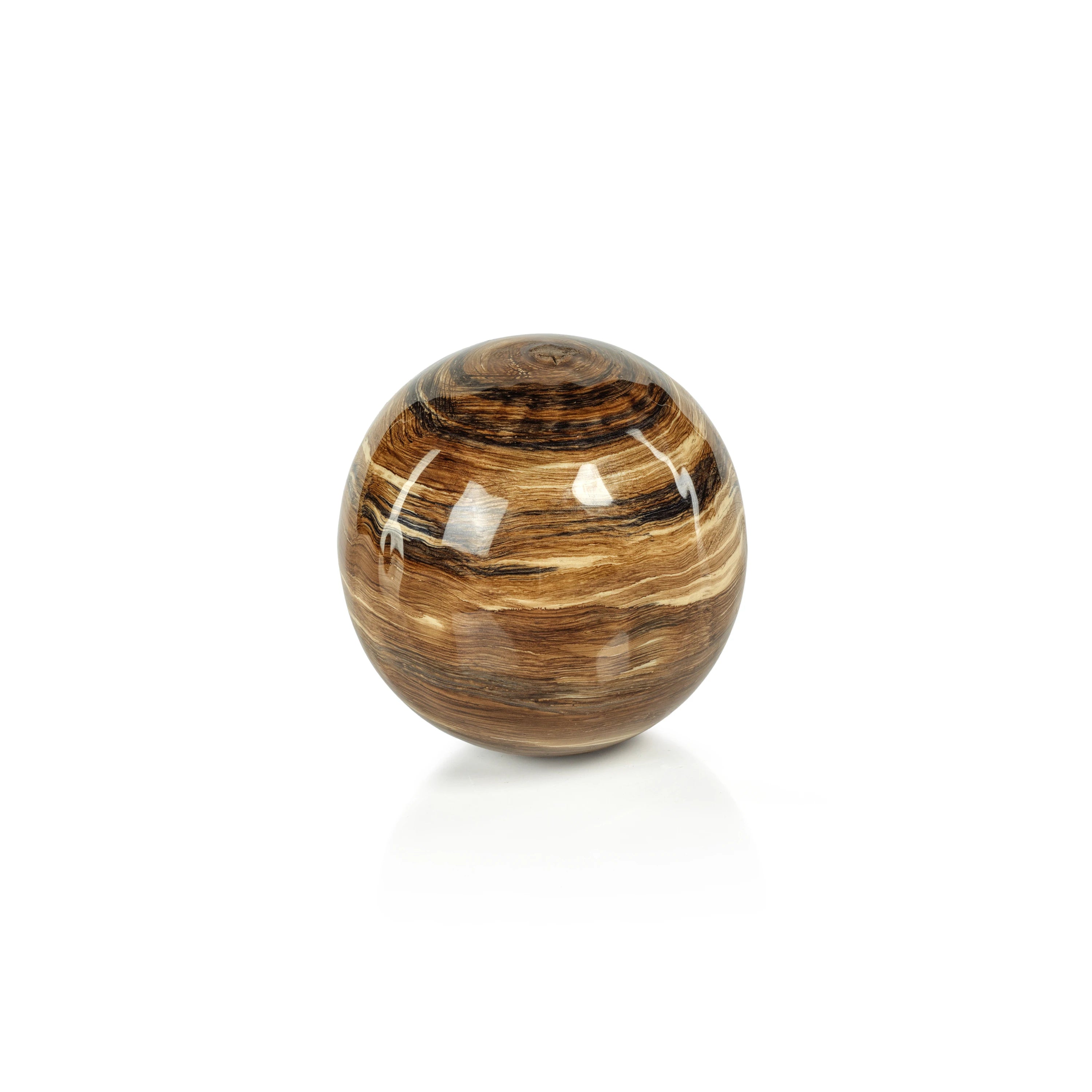 Casablanca Enamel Metal Fill Ball - Golden Brown
