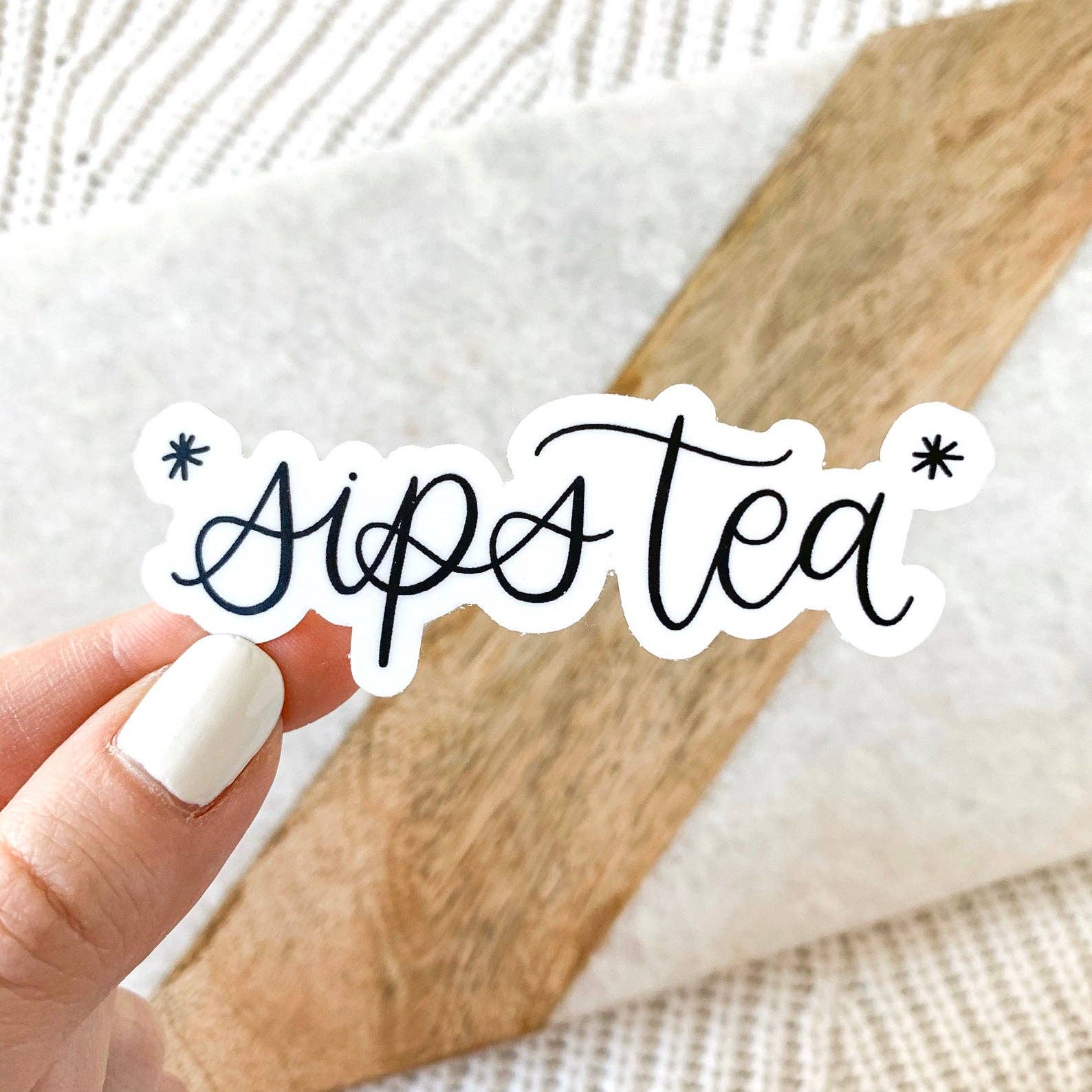 Sips Teal Sticker