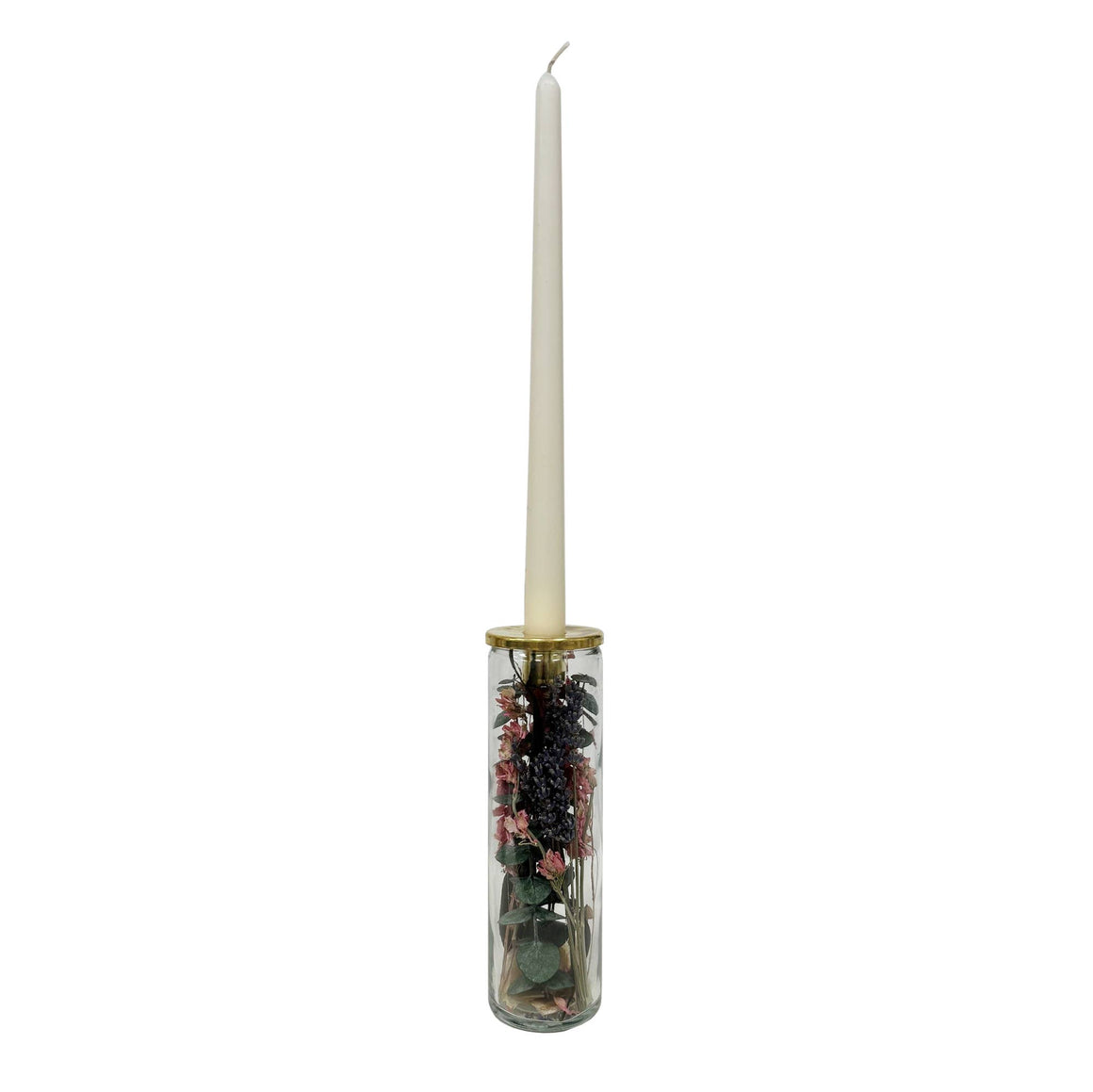 Botanical Taper Candle Holder: Tall | Lavender Fields