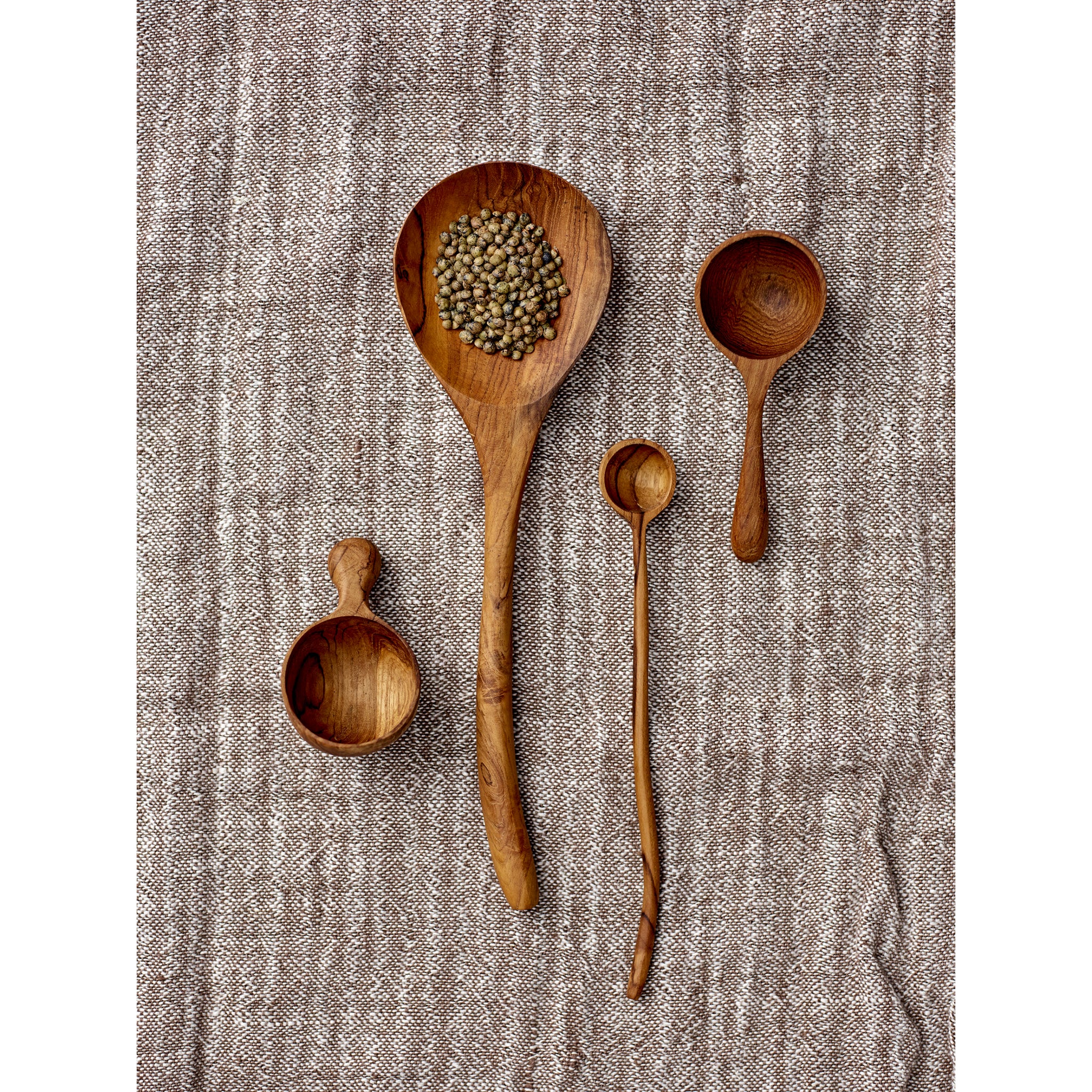 Island Bamboo Rainbow Pakka Spurtle, Spoon, Double Measuring Spoon 3