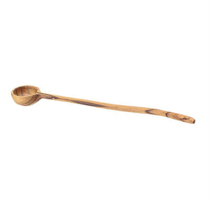 Hand-Carved Teak Curly Wood Spoon