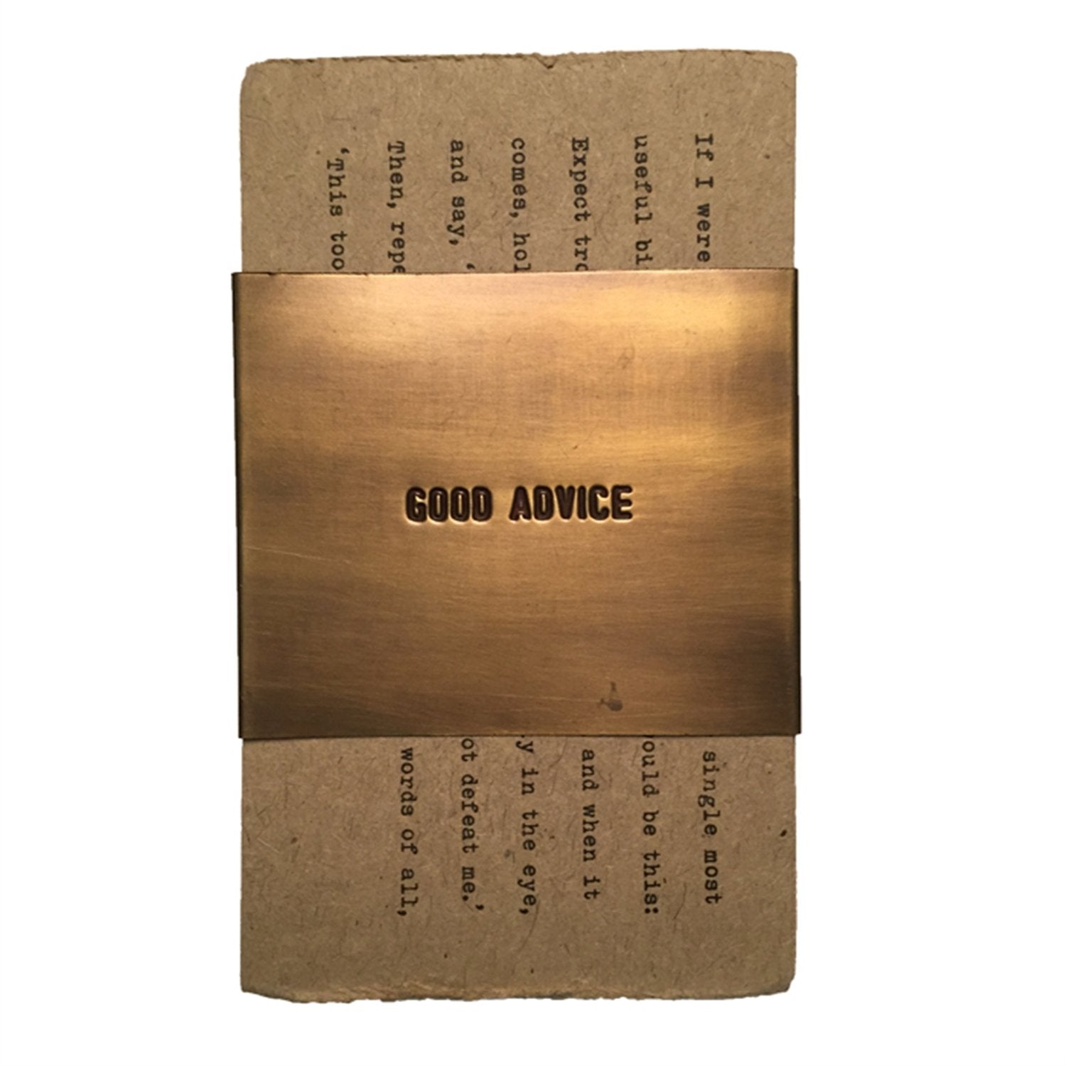 Paper Cuff - Good Advice