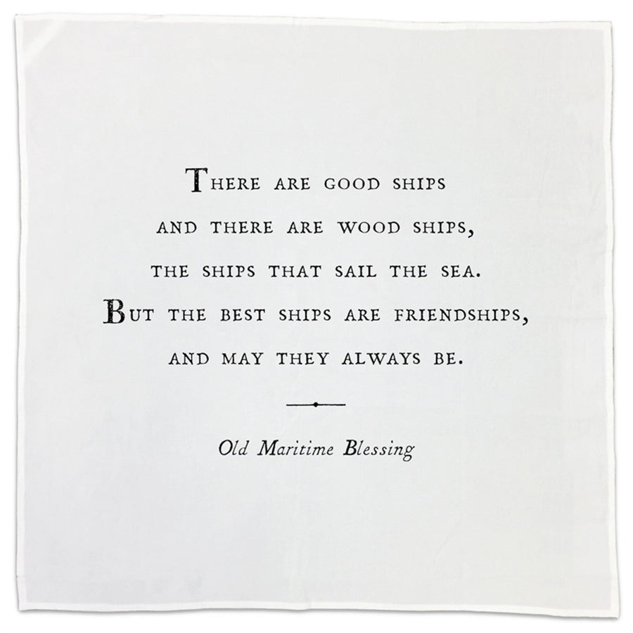 Cotton Tea Towel  - Friendship