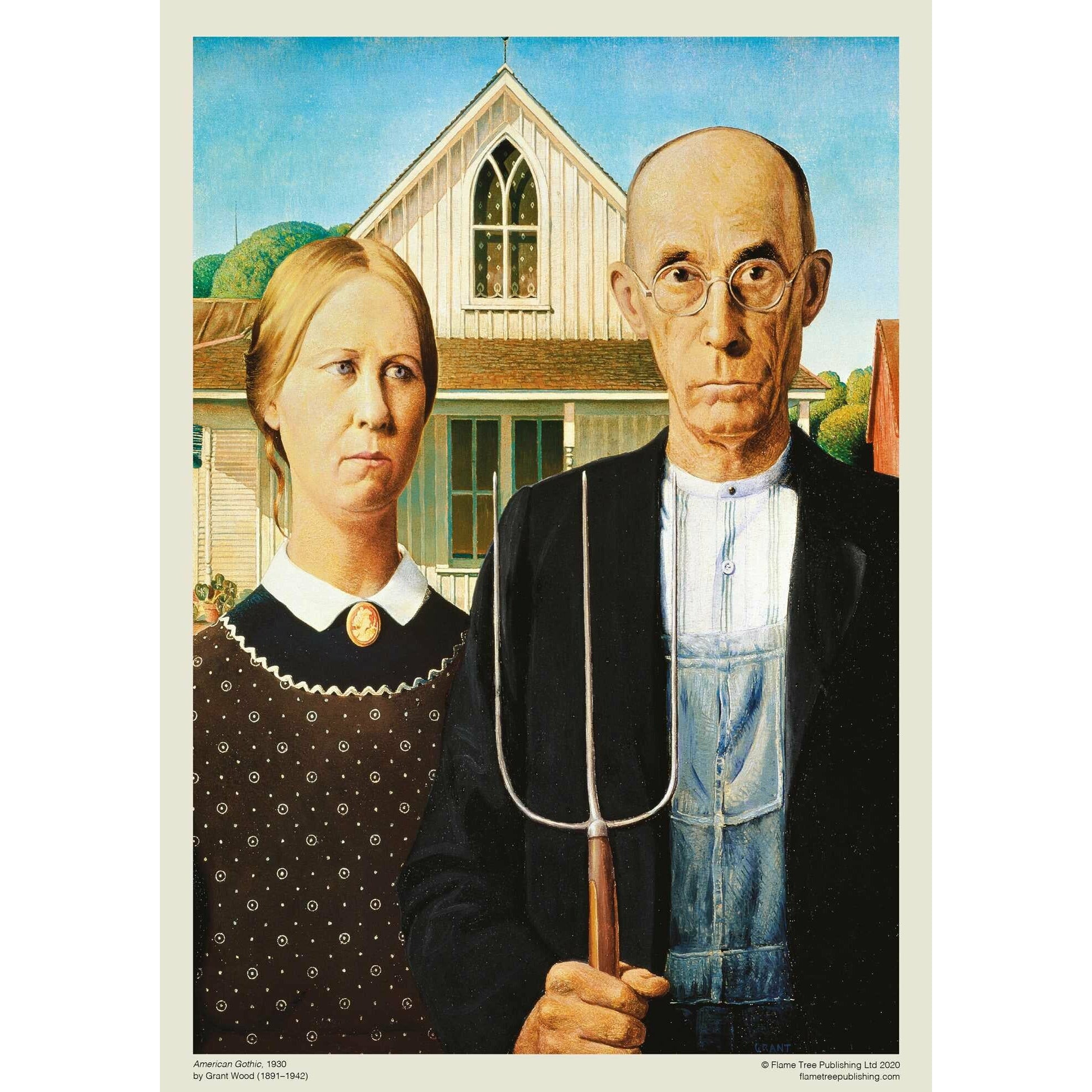 American Gothic Adult Jigsaw Puzzle - Moss & Embers Home Decorum