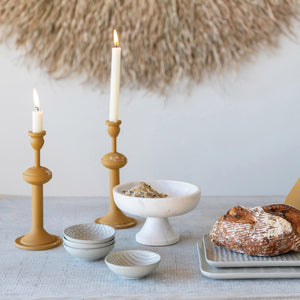 White Marble Footed Bowl