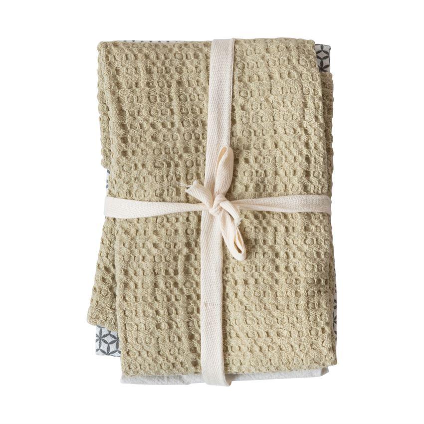 S/3 Multi Color Cotton Tea Towels