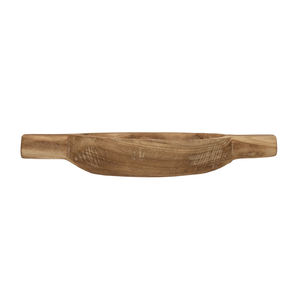 Wood Tray w/Double Handles