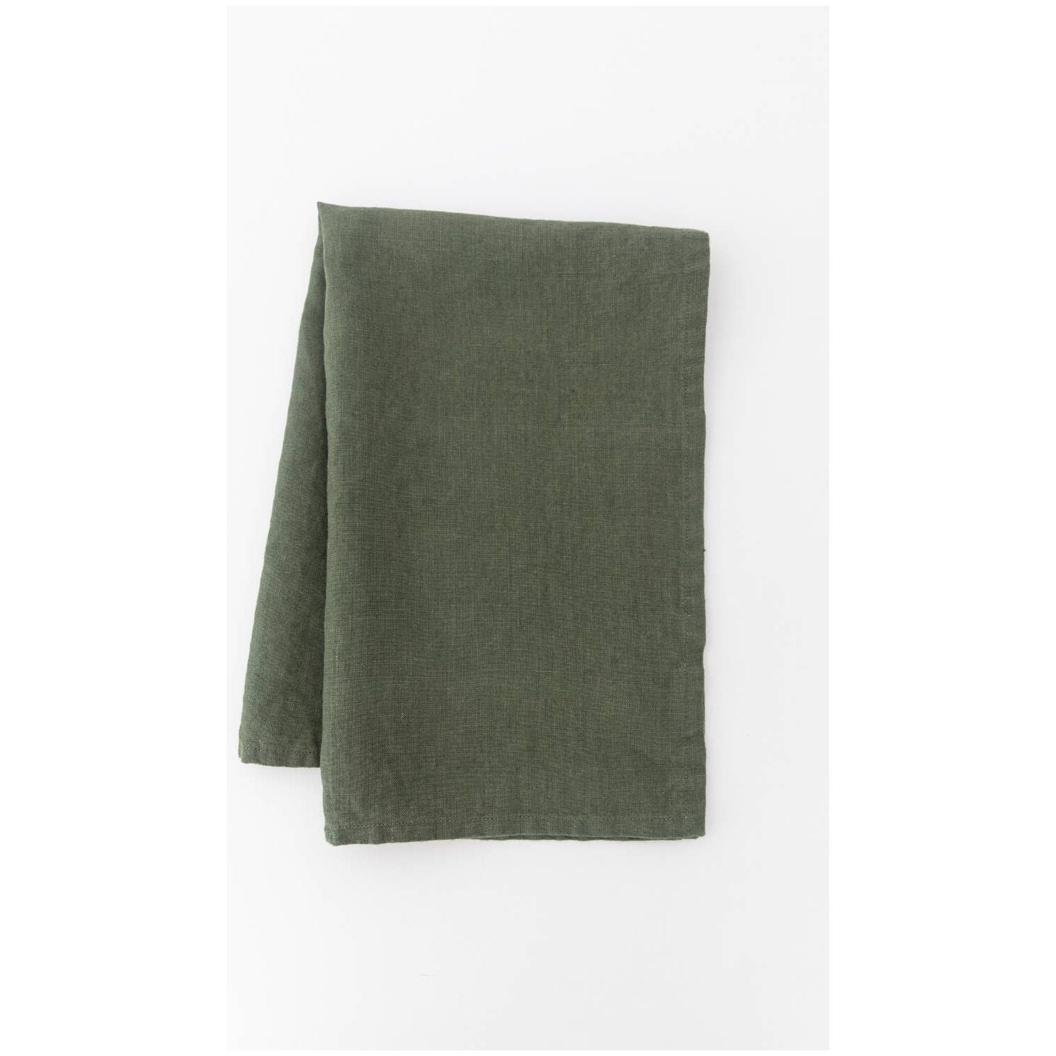 Keepsake Linen Tea Towel Olive