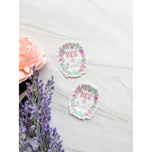 Wildflower Paper Company - Bee Kind Floral Sticker Decal
