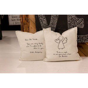 Pillow Collection - Dear Old World Embroidered Pillow