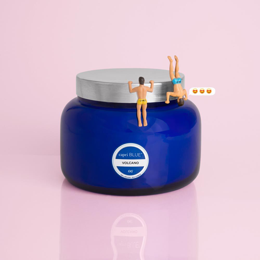 CB Jumbo Blue Jar - Volcano